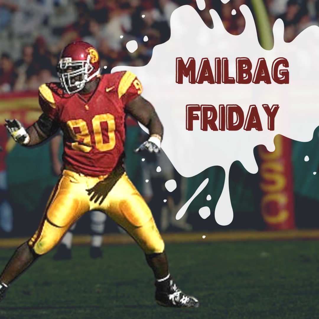 LAFBNetwork's tweet photo. It’s #MailBagFriday everyone! Send @RyanDyrudLAFB and @theorganicfrost any questions or topics about the Rams/ Chargers you want to hear on the next podcast ‼️ https://t.co/fd2MmQ7H0B