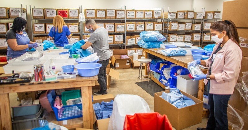 AscendMaterials's tweet photo. Ascend Cares kicked off Global Day of Caring projects this morning and our sites wasted no time getting started. Houston volunteers organized medical supplies and loaded a cargo container at @projectcure. #dayofcaring #WeCare #WhyIAscend https://t.co/6tS8wdsDTi