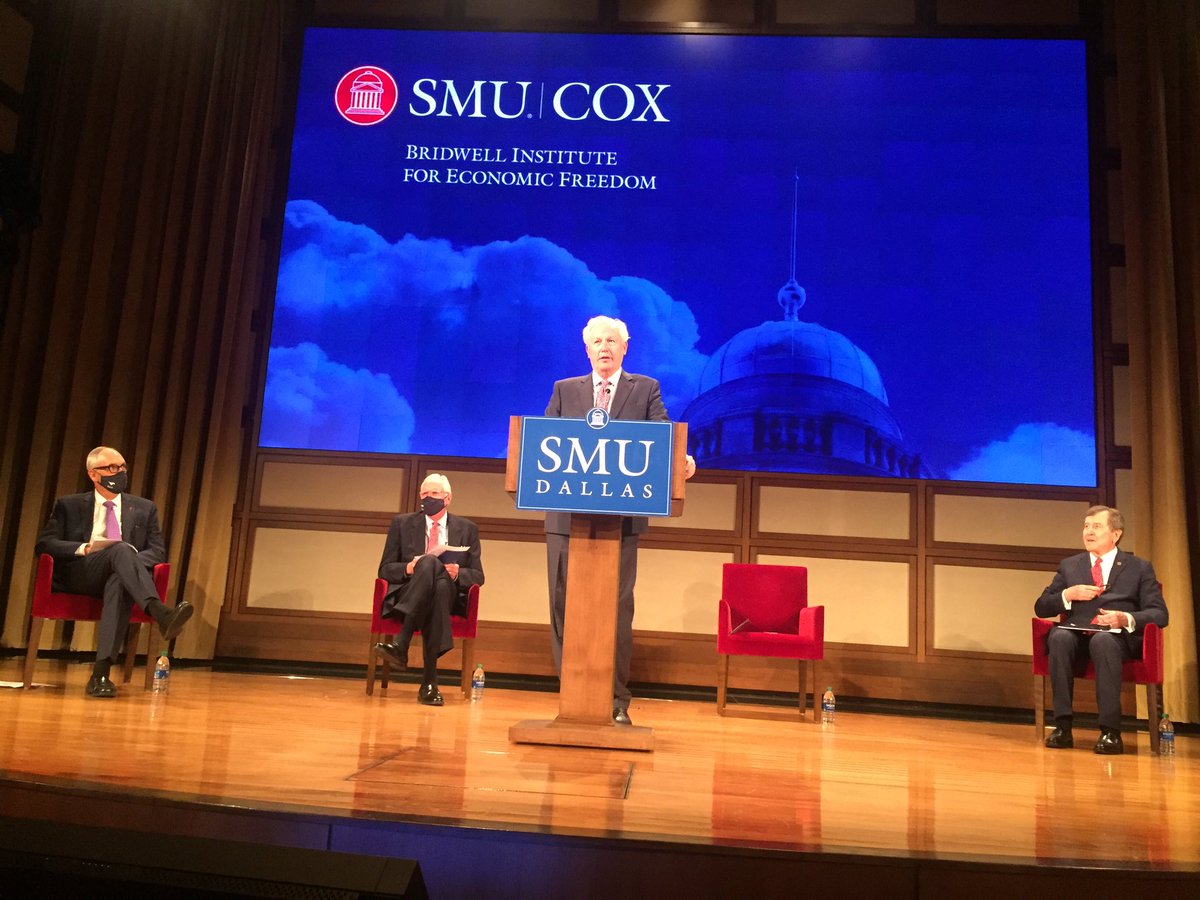 As of today thanks to the generosity of Gina and Tucker Bridwell, we have become the Bridwell Institute for Economic Freedom.