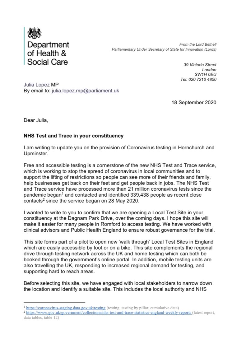 Julia Lopez MP tweet media