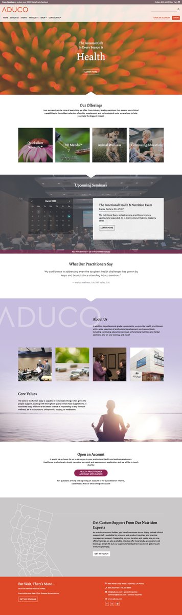 webstylemedia's tweet photo. Aduco supports independent health practitioners and their patients with high-quality functional-medicine products and education seminars. https://t.co/RildFApDC4 https://t.co/M5HeDmAJo3