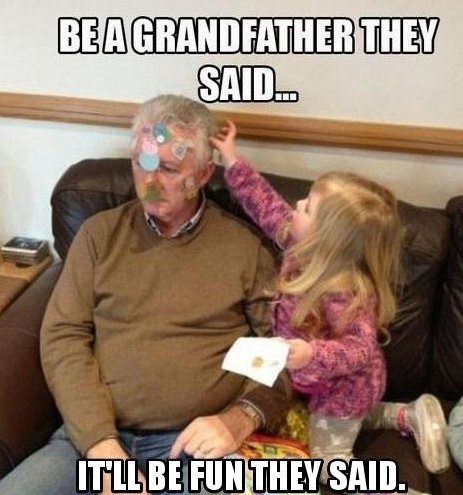 Poor grandpa! 😂😆 #FridayFunny #Glue #Jokes