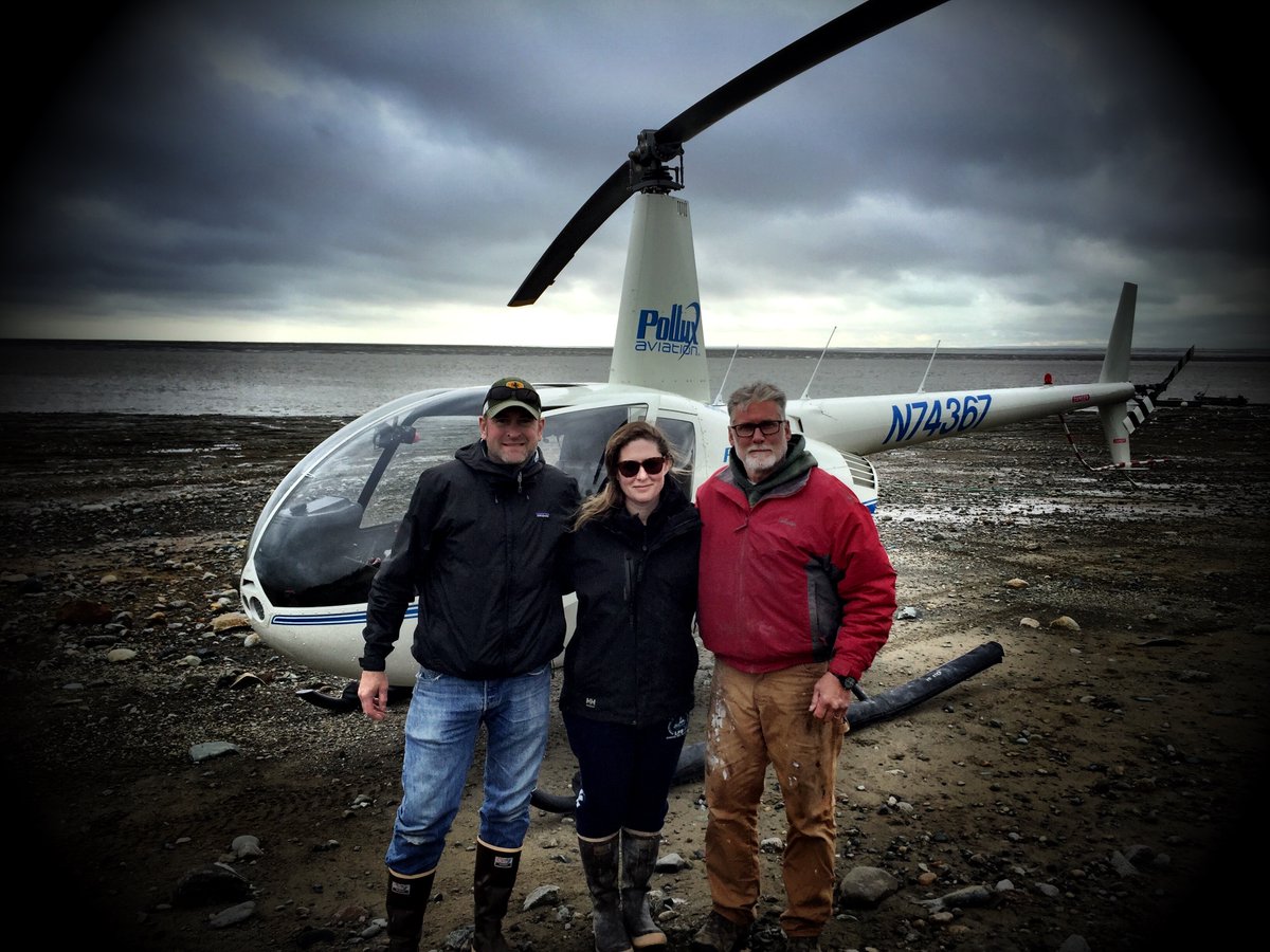 SalmonStateAK's tweet photo. (1/8) “I got out of the Air Force in 1982 and started fishing in 1983. I fished for many years, then did full-time construction. In 2012, I bought out my mother-in-law and father-in-law’s setnet permit.” — Republican fisherman Greg Harris (right) #VetoPebble #NotRedNotBlueAlaskan https://t.co/rT7l976Khb
