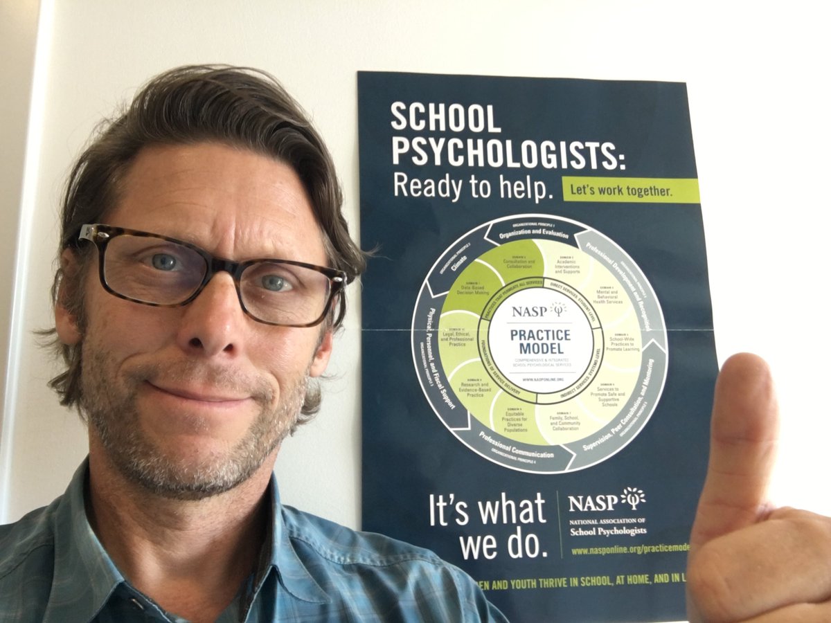 DrJ_ucsb's tweet photo. HERE @UCSantaBarbara @GGSEucsb #SchoolPsychology we are #ReadyToHelp #ItsWhatWeDo!
Embracing the @NASPonline #NASPPMPush Challenge https://t.co/qP2CRyZxBo #JoinUs #LetsWorkTogether 2020 NASP PracticeModel #SPRBeTheChange #SP4SJ
#SchoolPsychologists Retweet, Tag, & Post Photo! https://t.co/fZBii2Xq5v