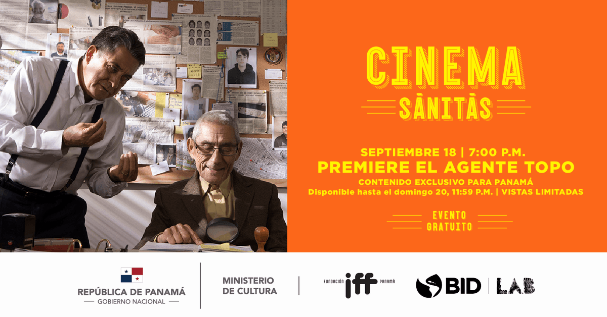 Boletodecinecom's tweet photo. Hoy en #CinemaSanitas #ElAgenteTopo y seguido conversatorio con su directora #iffp @IFFPanama https://t.co/3MN5TnJgV0