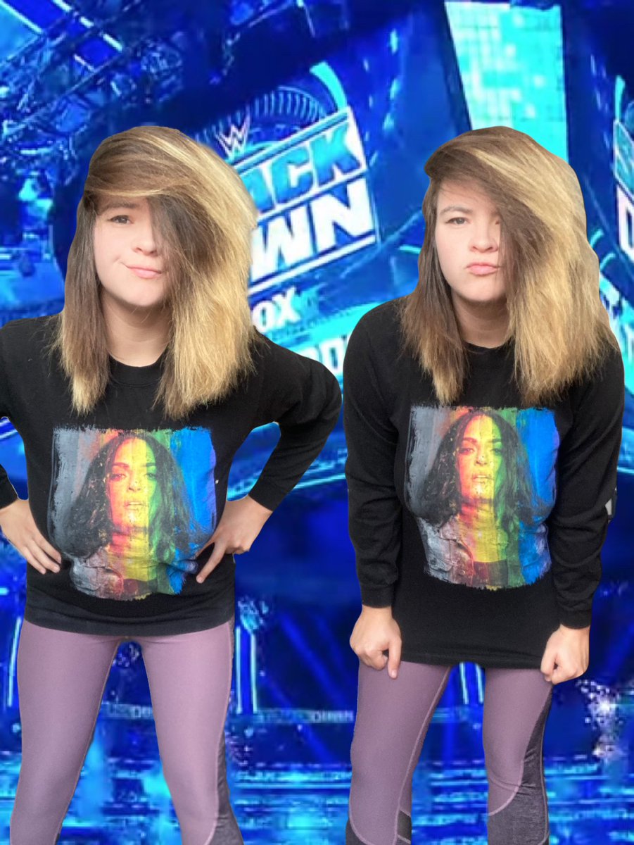DevilleWorshipr's tweet photo. This is my overgrown quarantine hair #WWE #ThunderDome face. Only repping the best @SonyaDevilleWWE #RainbowLove #2020YearOfDeville #YouBetterGetReady #Smackdown #FridayNightThunderDome https://t.co/5zWuSuFKhk