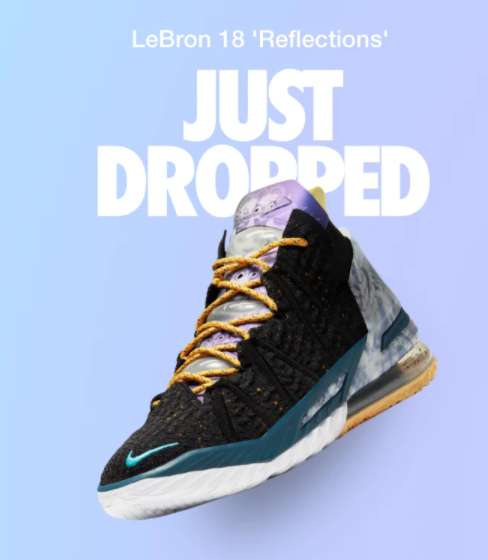 reflections lebron 18