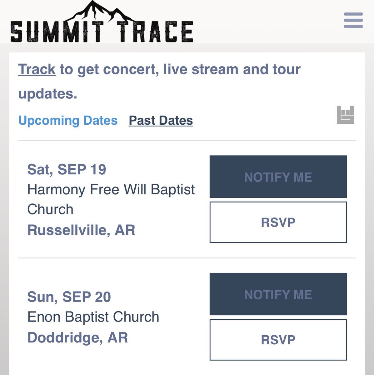 summittrace's tweet photo. Y’all come see us this weekend in Arkansas! https://t.co/Cd1DFCi8kP