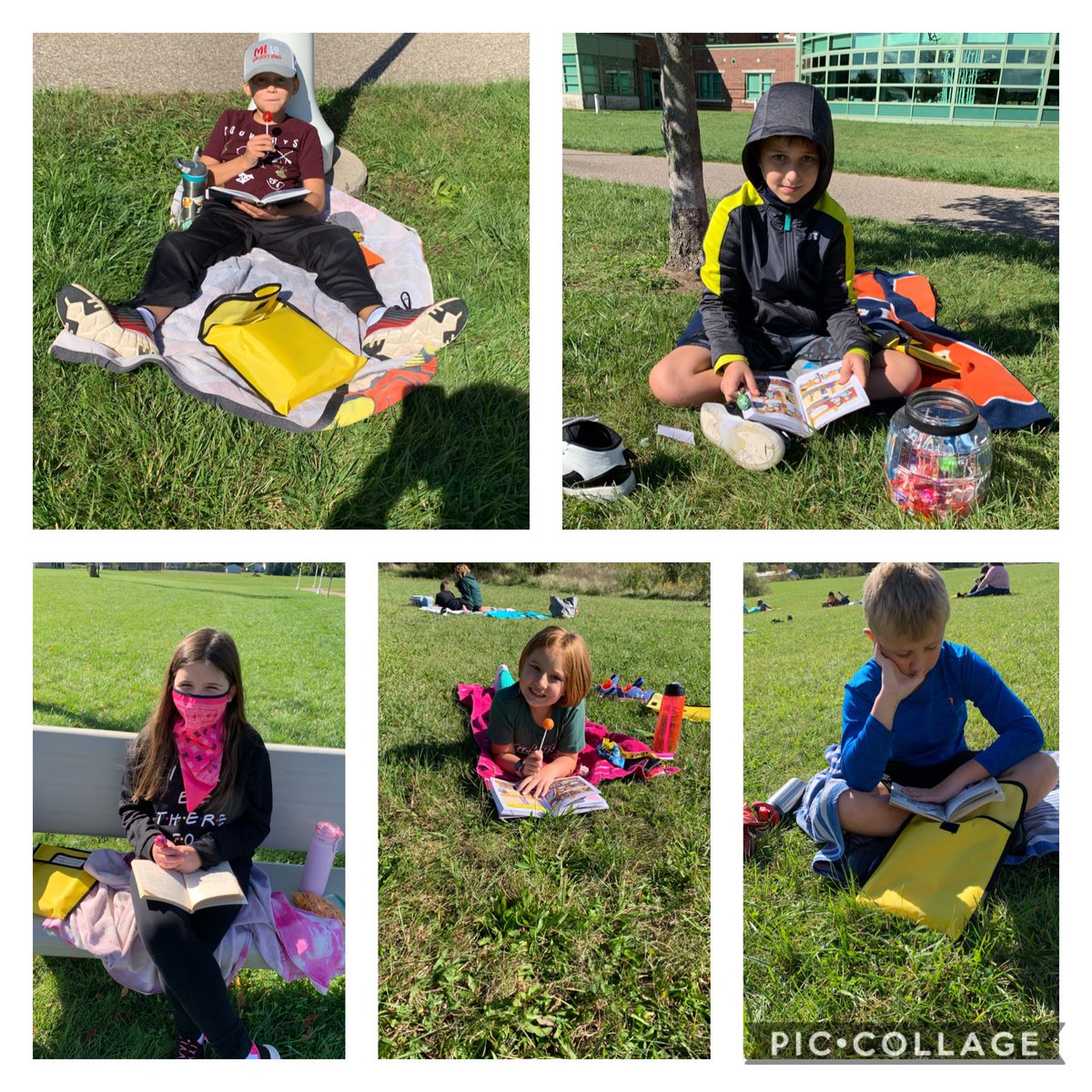 🔥🔥🔥4th graders enjoying their reading this morning. #welovereading #booksarecool #ThreeFiresElementary