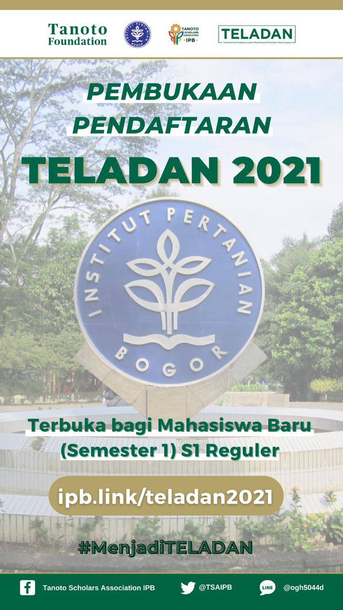 Tanoto Scholars IPB (@tsaipb) on Twitter photo 