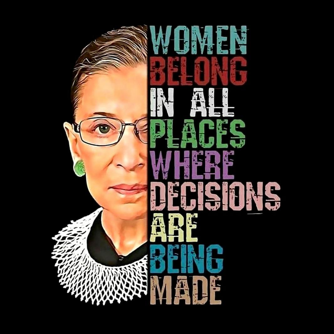 Thank you, Ruth Bader Ginsburg. May your memory be a revolution.💔