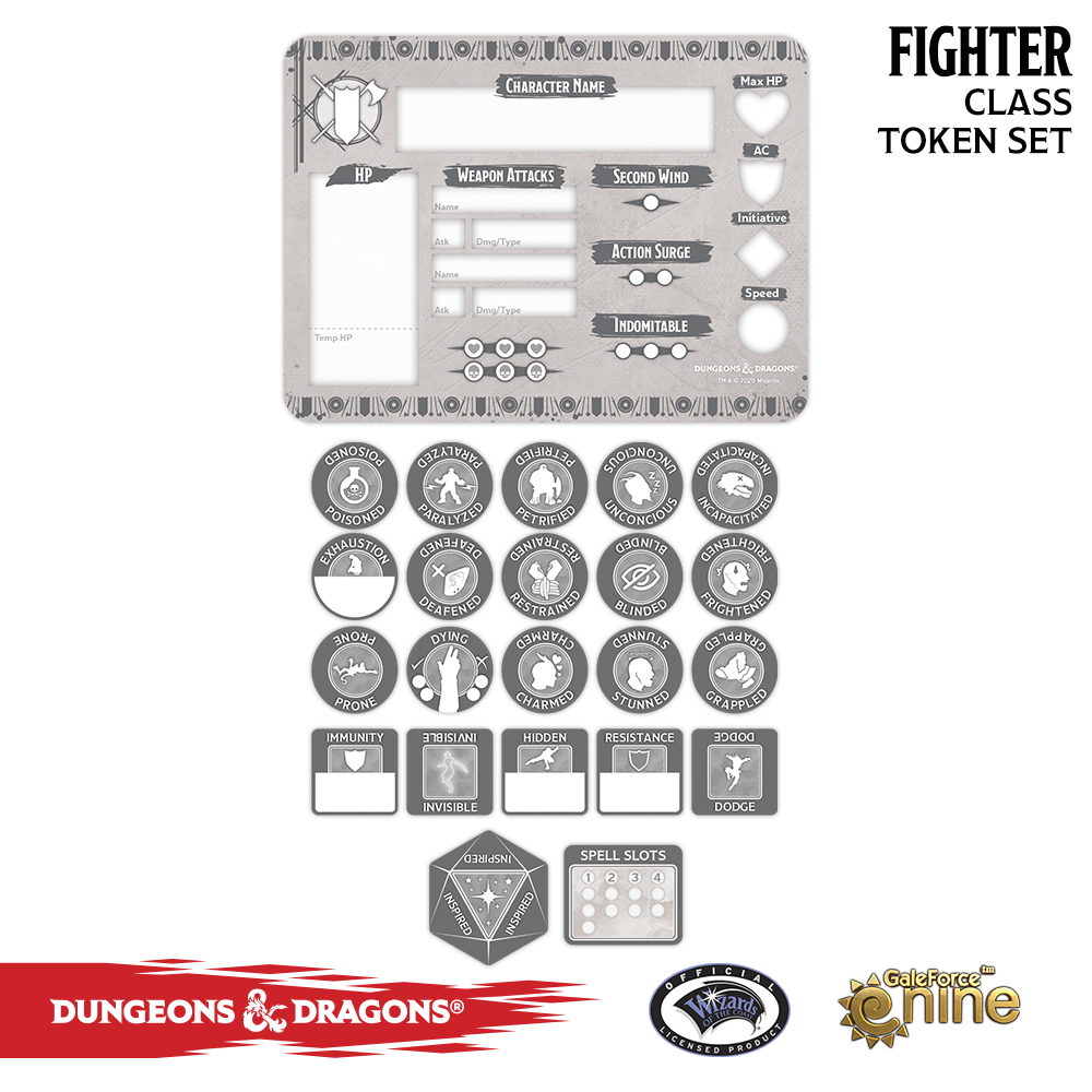 GaleForceNine's tweet photo. Fighters, keep track of your stats in the heat of battle with your durable perspex, wet wipe clean combat sheet &amp; tokens.
Pre-order today at https://t.co/GAmk9Su9OZ
#DNDCelebration2020 #DnD #Fighterclass #tokens #stats #Gale ForceNine https://t.co/sRYQ2rxbCi