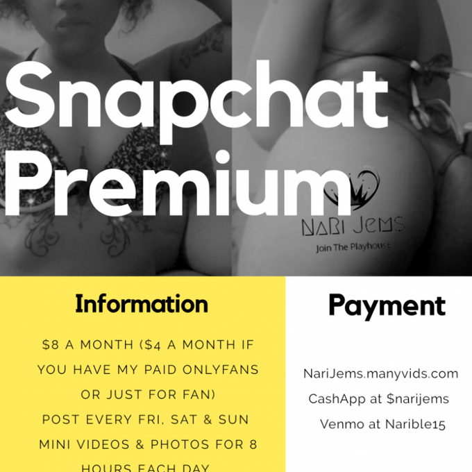Snapchat Premium by @nari_jems https://t.co/gqVPnCIzvm Find it on #ManyVids! https://t.co/jK3Jjo8WCf<a class="tags" href="/tag/nari_jems">@nari_jems</a><a href="/tag/manyvids"class="tags"><span>#manyvids</span></a>