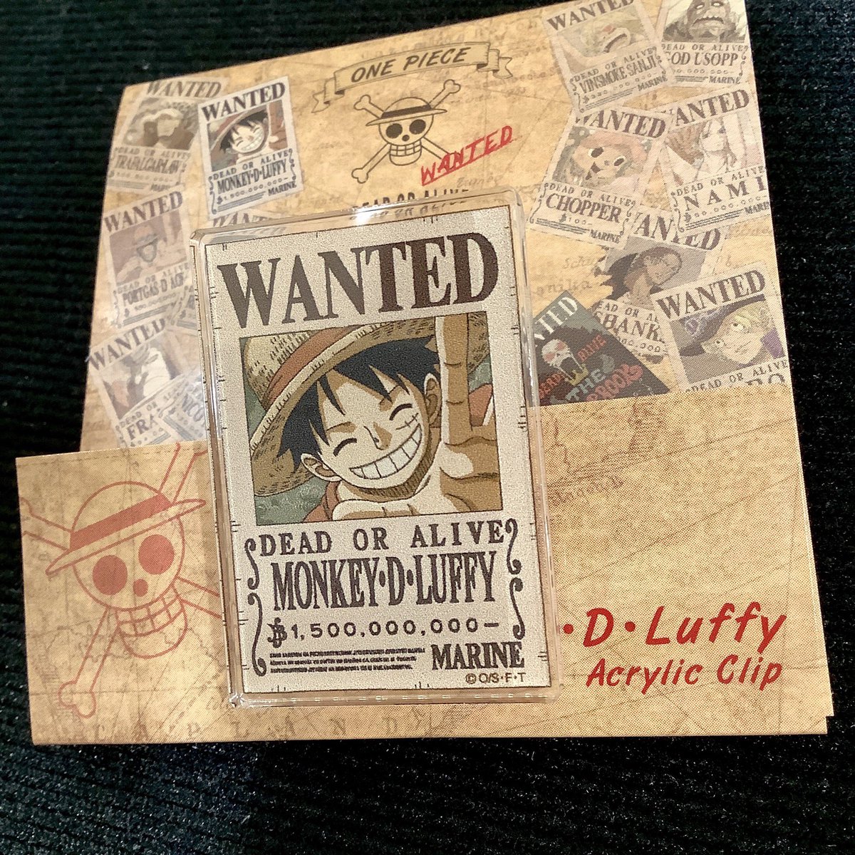 One Piece 麦わらストア梅田店 新商品 ワンピース アクリルクリップ ルフィ ゾロ ナミ ウソップ サンジ チョッパー ロビン フランキー ブルック シャンクス エース ロー サボ 各495円 税込 好評発売中 麦わらストア Onepiece