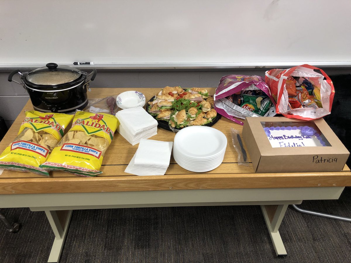 Fletcher4Math's tweet photo. The party didn’t stop!! Thank you, math family!! #HMSFamily #HMSMath @MathwithDisevo @bowman_hms @MisterArrwood @ChadWarner7 @GilLubecke @CRandallHMS @danielslackjr https://t.co/0XusVfID0P