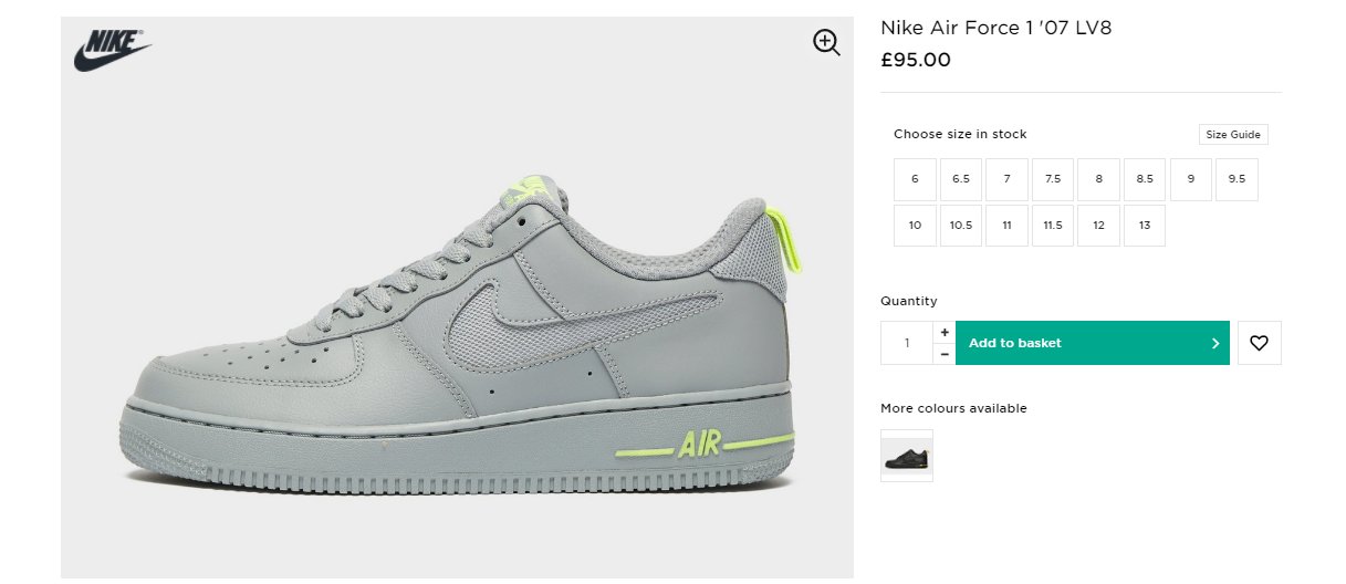 Nike air force top 1 jd sports uk
