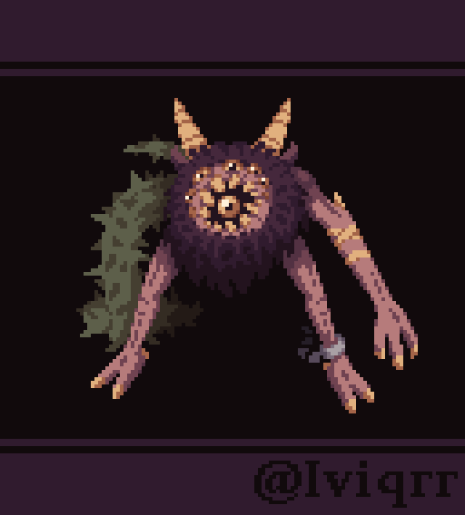 Iviqrr's tweet photo. Cryptbeast.

#Pixelart #Aseprite #rpg https://t.co/eGIya5EcbS