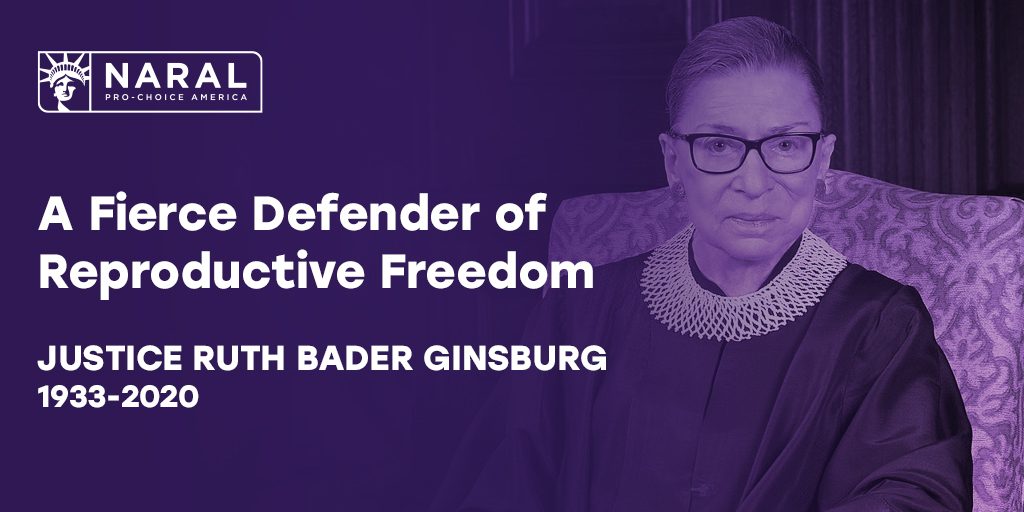 Rest in peace, Justice Ruth Bader Ginsburg. Her many years of service on the Supreme Court were an inspiration for so many, and we’ll forever be grateful for her fierce defense of reproductive freedom. May her memory be both a blessing and call to action. #RIPRBG #RBG
