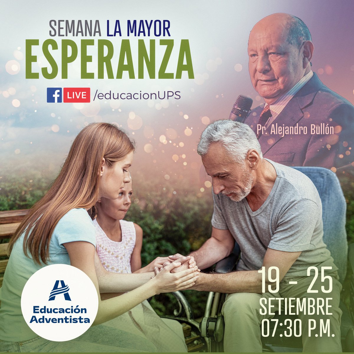 ¡Ya falta poco! Mañana iniciamos una serie que puede cambiar tu vida para siempre. Del 19 al 25 de setiembre aprenderemos a vencer la incertidumbre y el dolor. Conéctate a la serie de conferencias: #MásAllaDelDolor en la semana de #LaMayorEsperanza

Brindamos es #MásQueEnseñanza