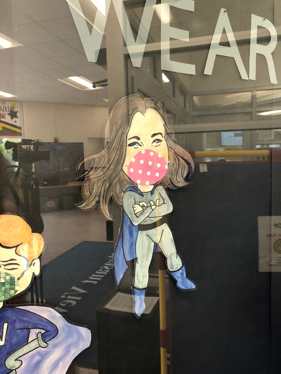 pleasvalcsd's tweet photo. Look at this awesome display at Pleasant View!  
Thank you, Shannon Korczak!  Ms. Korczak is a substitute parent and teacher in the district and we're so thankful she decided to share her artistic ability with PLV! https://t.co/F8PIS2mR1a