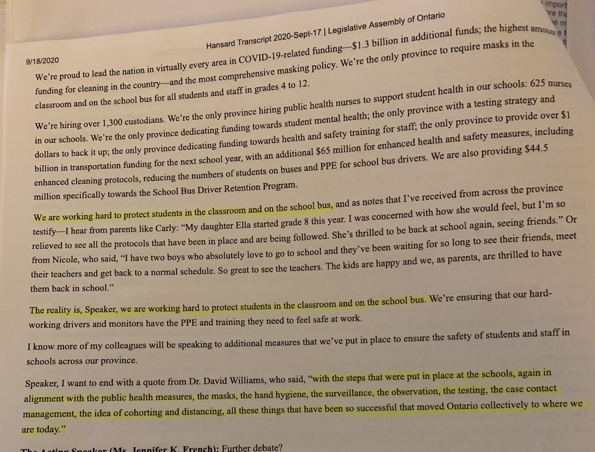 appreciated. So let’s start with  @samoosterhoff. You state that you are working hard to protect students in the classroom. You quote Dr. Williams about the idea of cohorting and distancing. Does this look like protection?