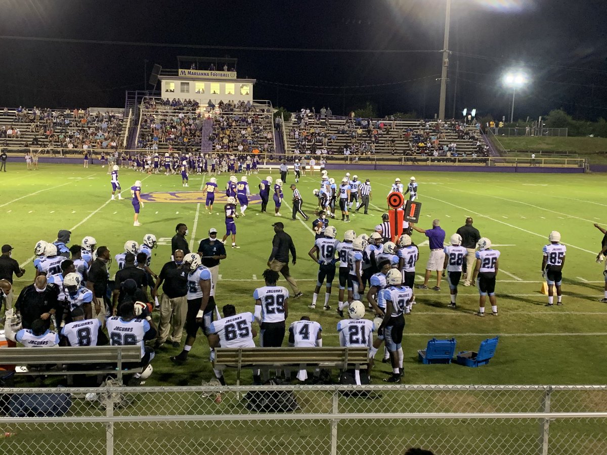 juliaddaniels's tweet photo. Gadsden at Marianna! Check out those highlights tonight on Friday Night Overtime on @WJHG_TV with me and @ScottRossman7 #FNOT https://t.co/htFwhZNtPO