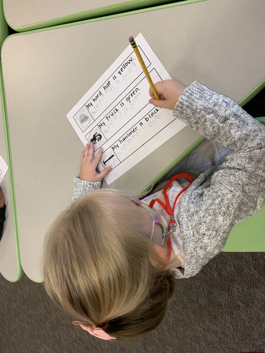 Not ready for construction week to STOP 🛑🚧 These kindergartners had too much fun learning all about construction! #BUCOEImpact
