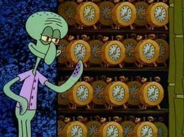 Soy_Ingeniero1's tweet photo. Yo configurando varias alarmas para levantarme temprano, sabiendo que las voy a posponer todas: https://t.co/spVyxJJ7tG