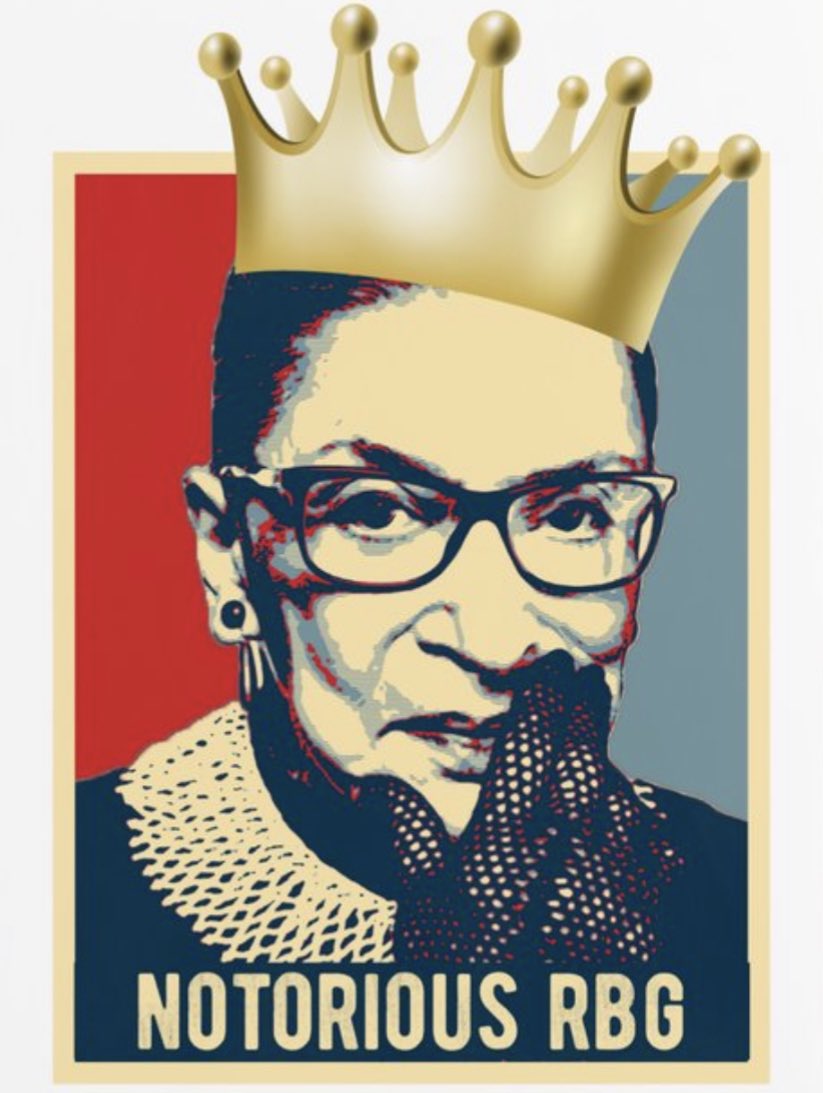 “I ask no favor for my sex. All I ask of our brethren is that they take their feet off our necks.” ~ Ruth Bader Ginsburg
#RIPRuthBaderGinsburg