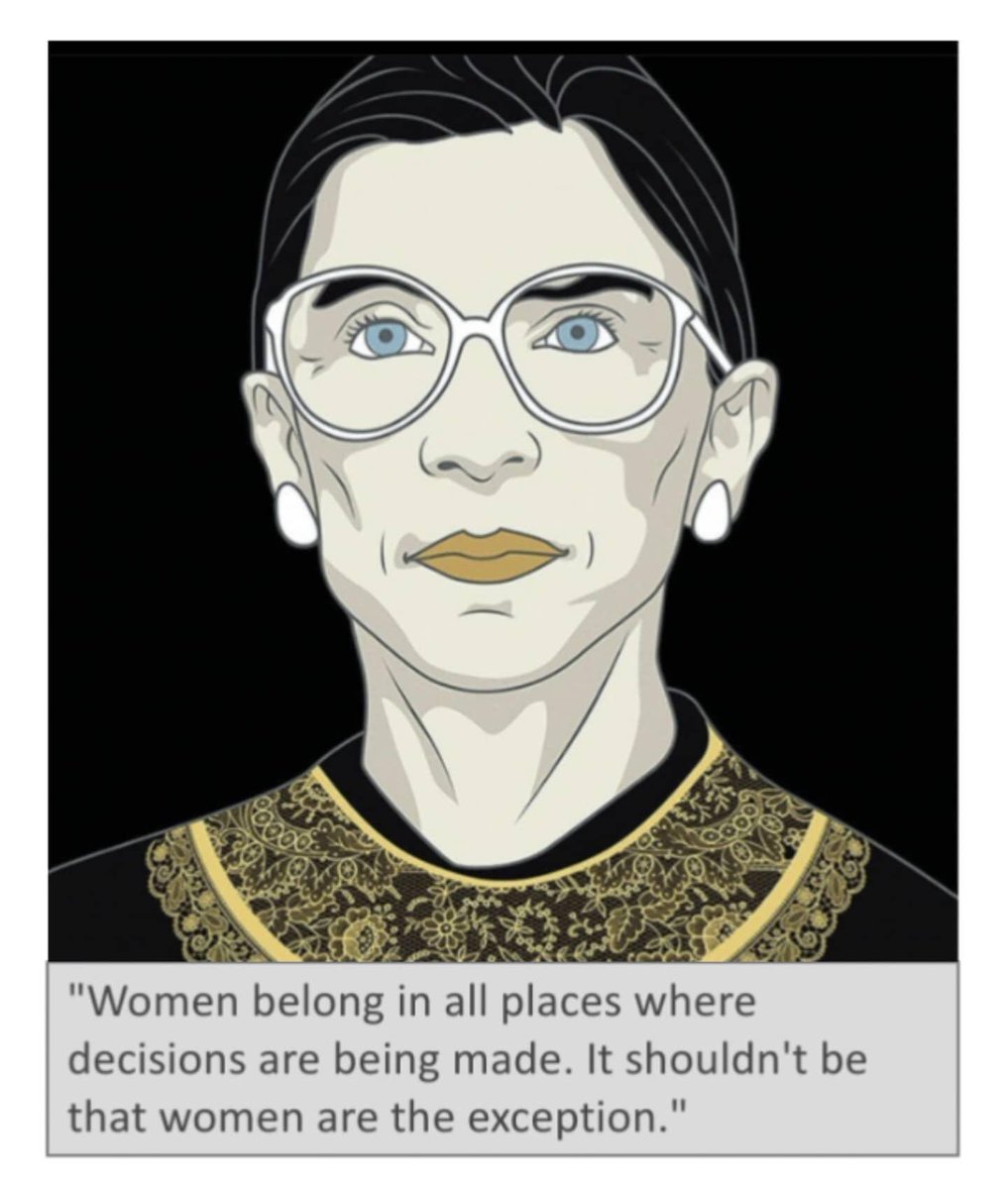 Thank you, Justice Ruth Bader Ginsburg, for fighting for all of us #rbg