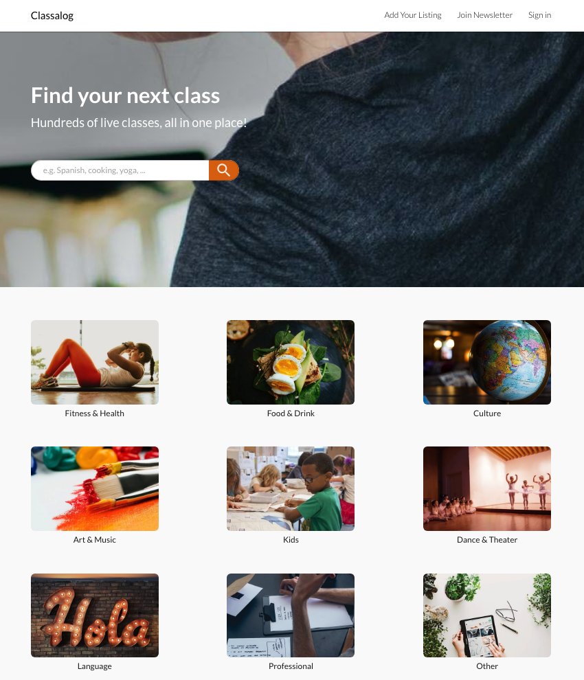 classalog's tweet photo. 🥳 Our new homepage is live!! 🎉
We believe this shift will allow everyone to find the right #remoteclass quicker & easier than ever.
😍 Check it out — https://t.co/MKzTeBvfoN!
#homepage #productupdate #startup #remotelearning
#lifelonglearning #globallearning https://t.co/yqJavcuG9w