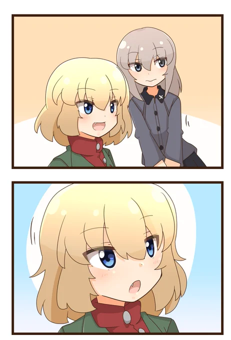 #ガルパン #カチューシャ #逸見エリカ 
