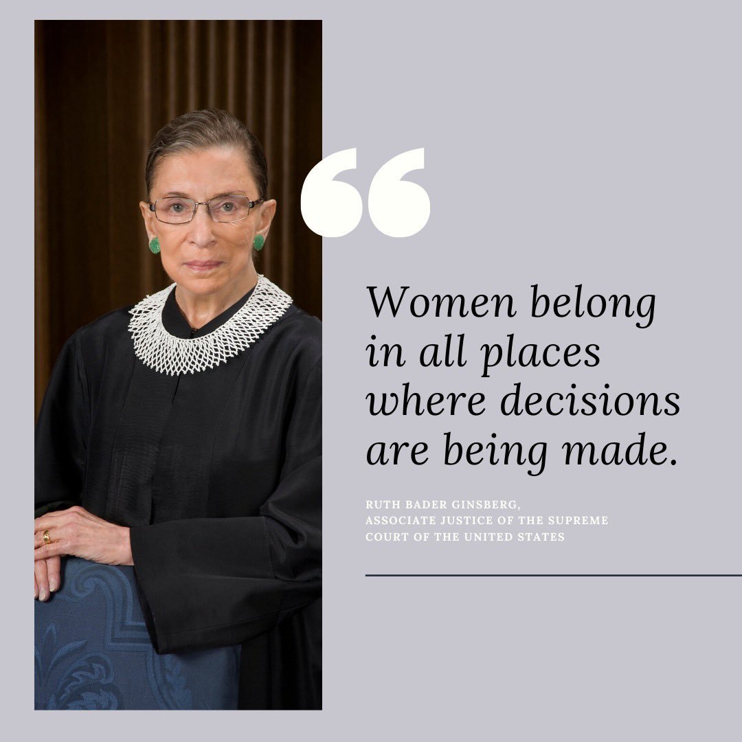 WCFonline's tweet photo. Thank you, Justice Ginsberg.  A breathtaking life.  A heart-rending loss.  A legacy with no equal. https://t.co/w2qVZ3vvCT