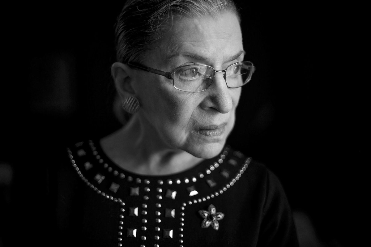 education_geek's tweet photo. When strength is extinguished, we are all weakened. 

"I would like to be remembered as someone who used whatever talent she had to do her work to the very best of her ability." #RuthBaderGinsburg #JusticeGinsberg https://t.co/RpCQ8n94qd