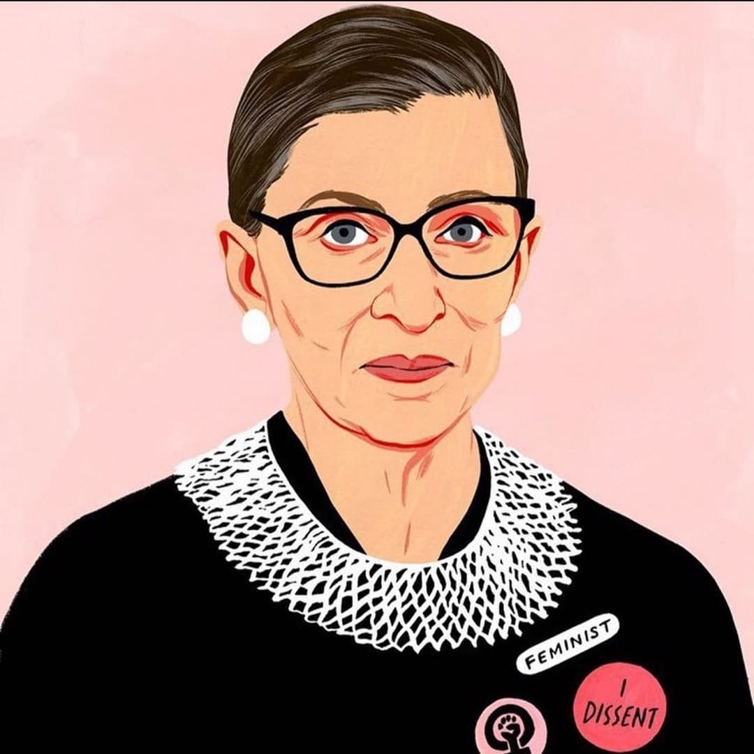 thepowerthread's tweet image. Ruth Bader Ginsburg (1933-2020) Rest in POWER 🙏❤️⚡️