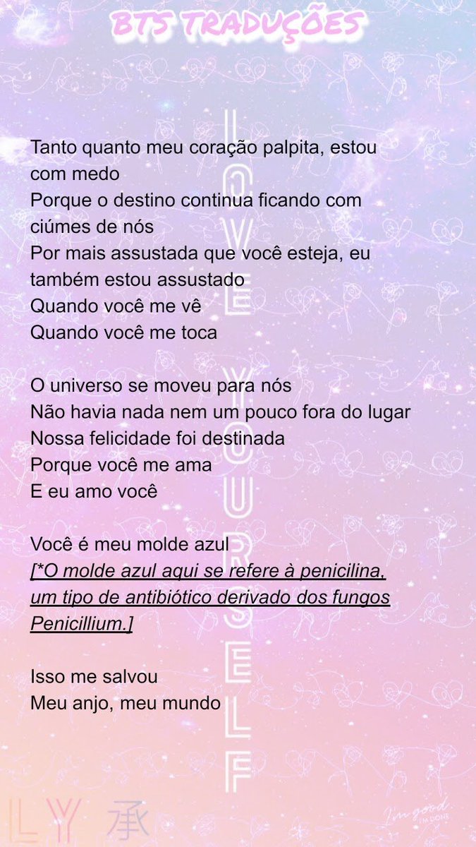 bangtrad's tweet photo. 🎼 | Tradução de "Intro: Serendipity", música do Love Yourself: Her, interpretada por Jimin.
🔗 https://t.co/GtUHlBoYiz
@BTS_twt
#3YearsWithDNA
#3YearsWithLoveYourSelfHer https://t.co/2jlr6syf9V
