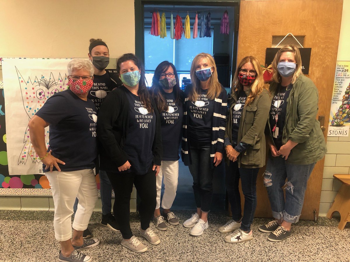 TJ Kindergarten Peeps. We get by with a little help from our friends! 😎😷💚💛