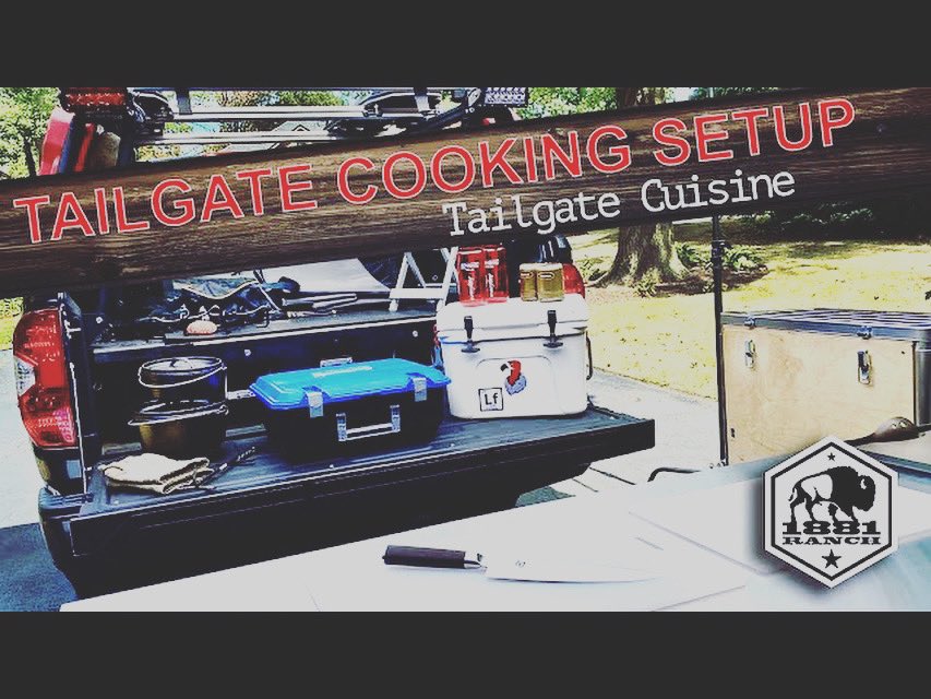 1881Ranch's tweet photo. PREMIER- Sat SEPT 19th 9:00pm CST
Come join us with a LIVE chat.m!

#Cooking, #Overlanding, and #Camping...? OH YEAH!  Join Will for the 1st episode in the "Tailgate Cooking" series, cooking equipment, setup &amp; kitchen organization.  Du https://t.co/9rqQ2AEk1d