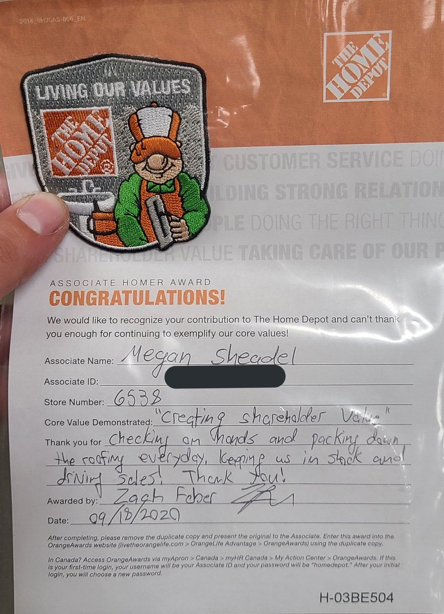 Today at work my supervisor presented me with a #homer. This makes 6 since I started in March!?! It's so nice to finally work for a company that shows their appreciation for hard work.