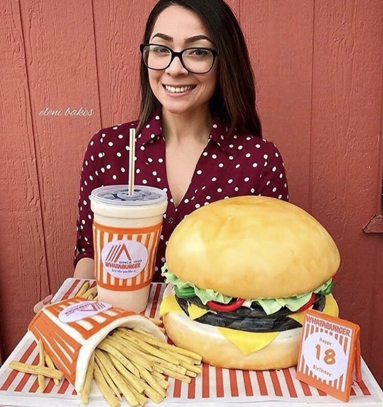 elenibakes's tweet photo. @Whataburger I like this one better. Will @Whataburger ever acknowledge this? #NationalCheeseburgerDay https://t.co/7Dm3ANJMNc