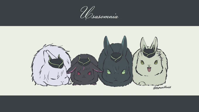 ⚠️獣化(もれなく全員うさぎ)
うさそむにあ&amp;うさシリーズまとめ 