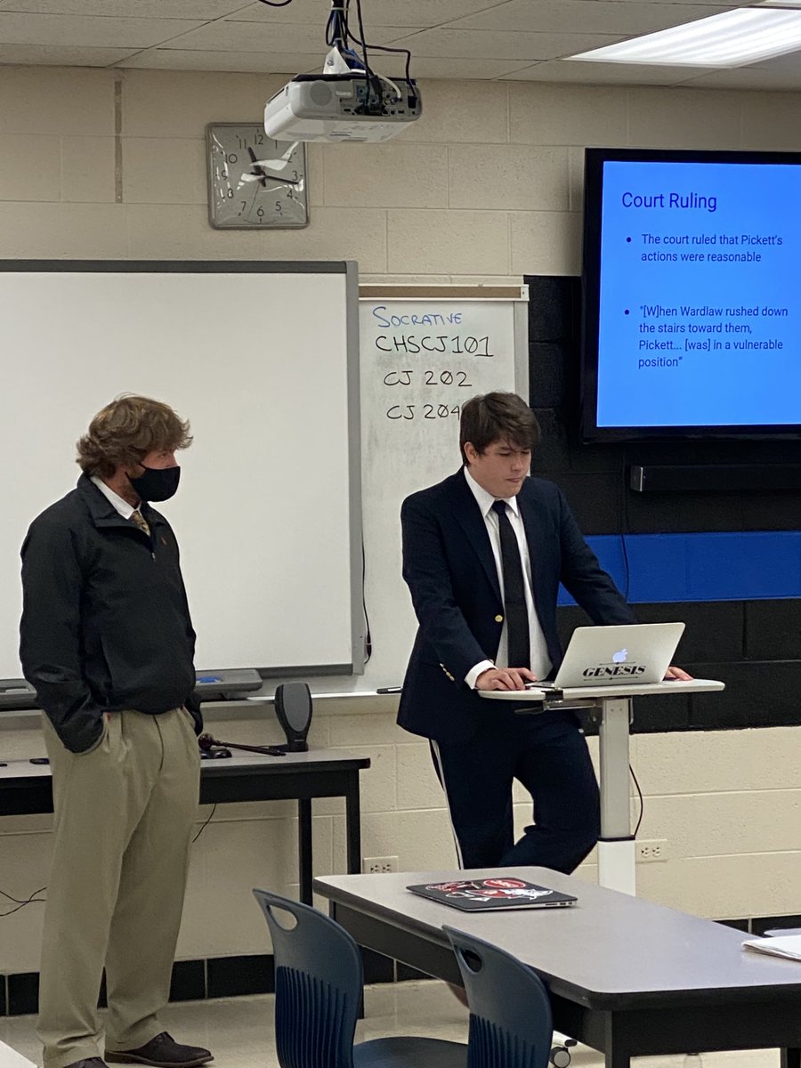 I almost forget to mention how great it was to see some students take advantage of the extra points to dress to impress for their presentations today! #chscj