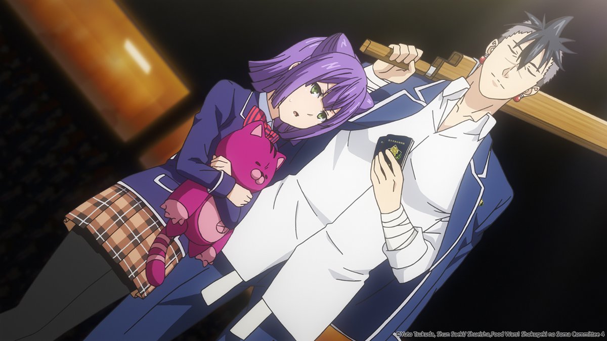 [애니플러스 9/21 00:00 방송 『식극의 소마 다섯 번째 접시』 12화 "최상의 돌들"] - 아사히의 요리와 똑같이 소마의 요리로도 나키리 마나의 '전수'가...