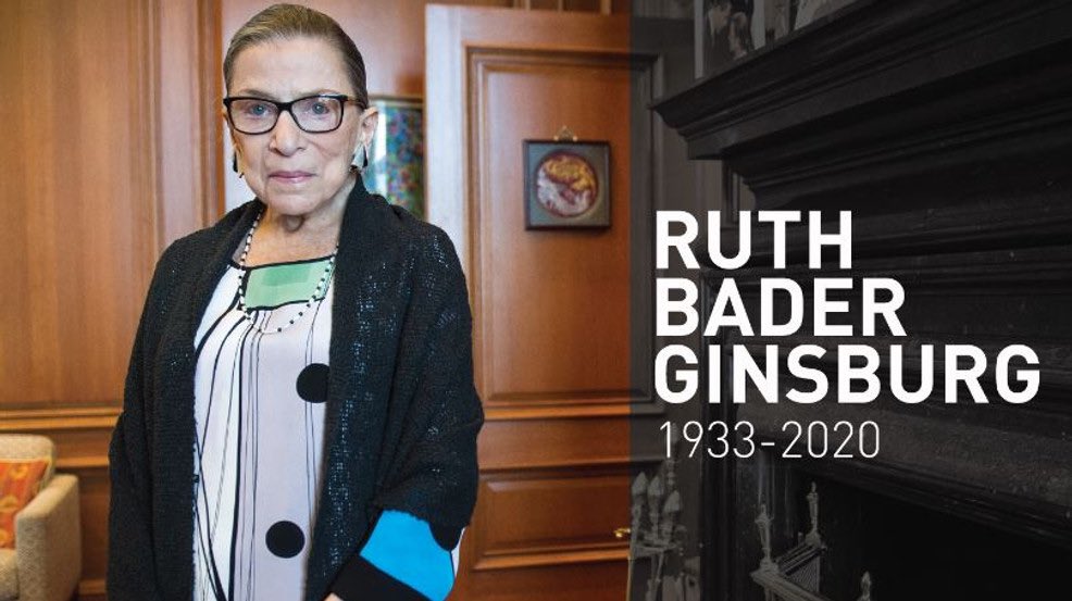 “Women belong in all places where decisions are being made.” Thank you #RBG. May her memory be a blessing.