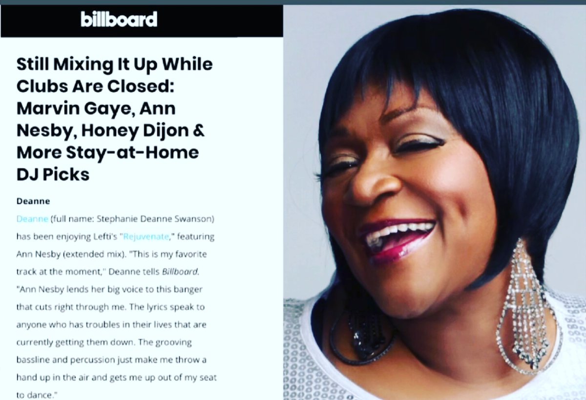 دركالو (@annnesby) on Twitter photo I'm honored <a href="/billboard/">billboard</a> for featuring me in their latest article. I'm also glad to have contributed musically during these trying times ❤ Thank you billboard for the love.  #annnesby #billboard #dancemusic #edm #soundsofblackness #billboardcharts I'm honored <a href="/billboard/">billboard</a> for featuring me in their latest article. I'm also glad to have contributed musically during these trying times ❤ Thank you billboard for the love.  #annnesby #billboard #dancemusic #edm #soundsofblackness #billboardcharts