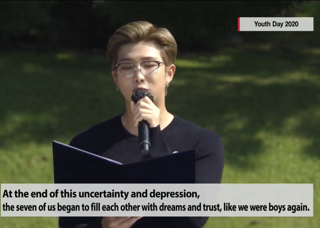 rmarchives's tweet image. some more wise and relatable words from joon🥺