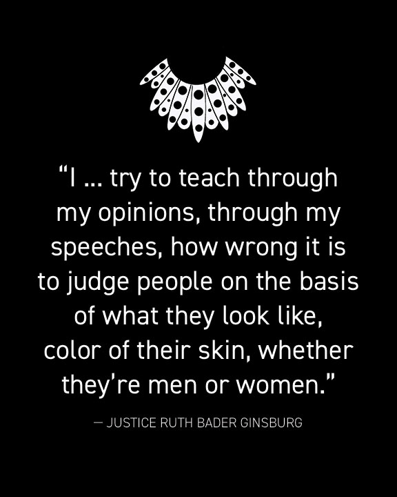 politico's tweet photo. Here are some notable quotes from Justice Ruth Bader Ginsburg 👇https://t.co/7GppzH2q3W https://t.co/tlxncMZuJD