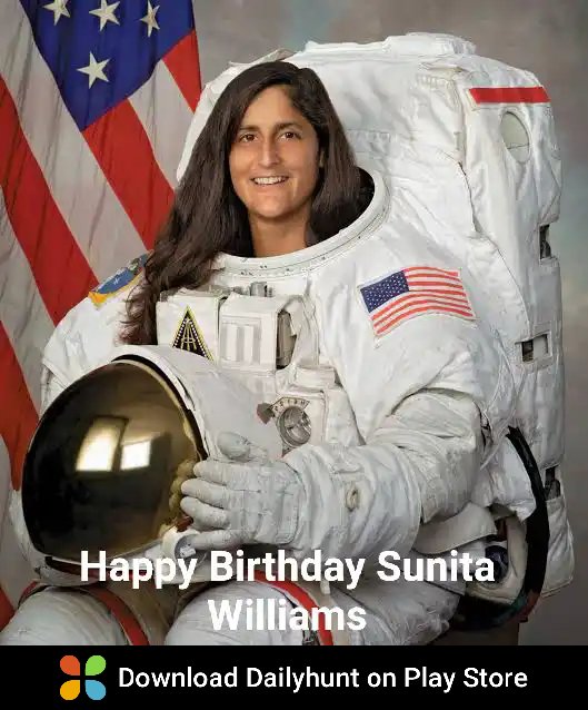 Happy birthday Mrs. Sunita Williams 