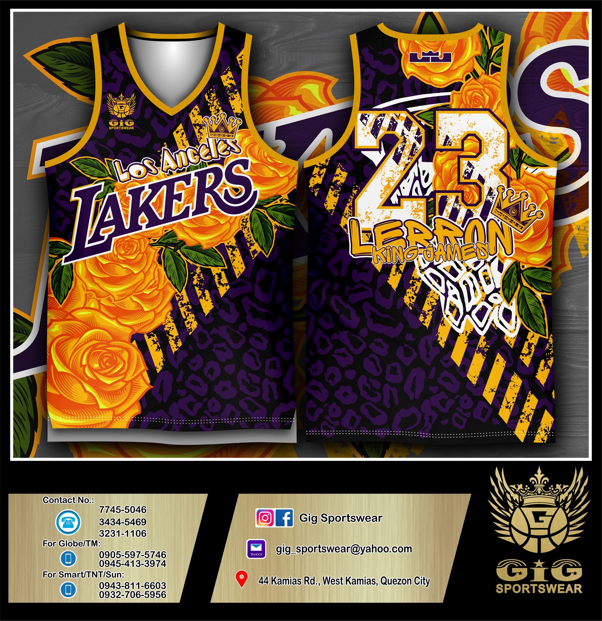GIG SPORTSWEAR on Twitter: "New designs of LA Lakers jerseys are out! Get  yours for only P650! COD available nationwide. #lakers #sports #Jersey4sale  #Jersey #LeBronJames https://t.co/IzuCLXUAPl" / X