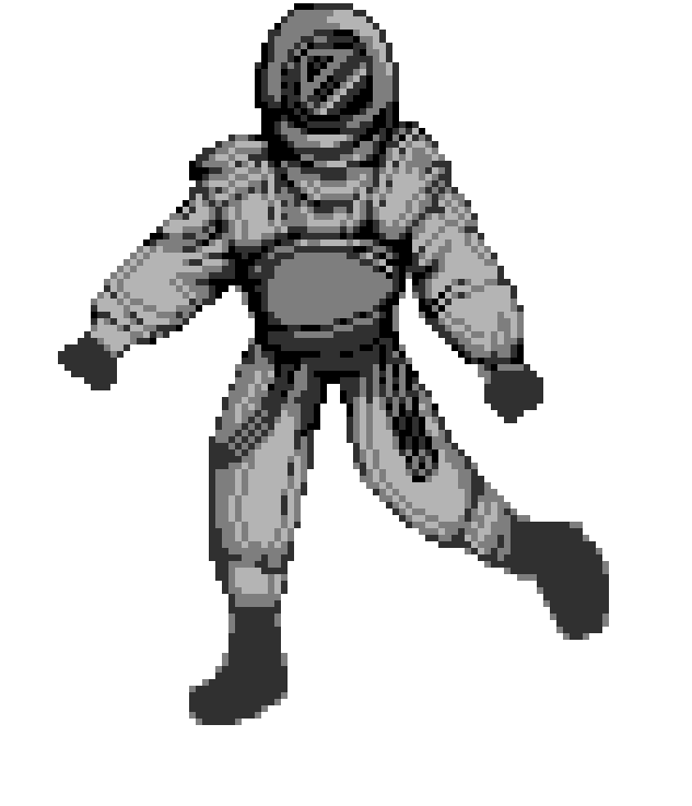 LithaRios's tweet photo. #ドット絵 #pixelart  working on my astronaut https://t.co/kCafvH2llw